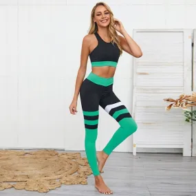 2 Piece Outfits for Women Yoga Crop Top