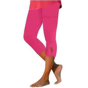 APIVOE Capris Pants for Women Capris Pants for Women Plus Size Pants for Women Womens Pants Dressy Casual Workout Capris for Women Deals of the Day Lightning Deals Today Prime Outdoor