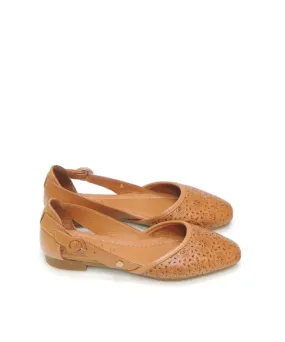 Carmela "161584" Tan - Ballerina Flat