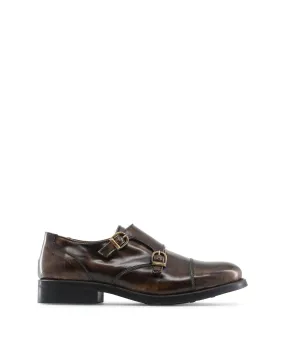 Made In Italia Monk Strap Leather Shoes