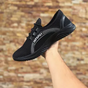 Men Training Sneakers-Black