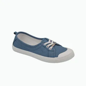mySTYLE Women's 3-Eye Canvas Slip-On's