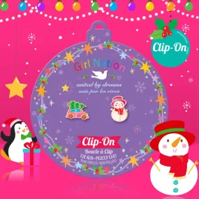 The Perfect Pair Clip Ons - Holiday Delight