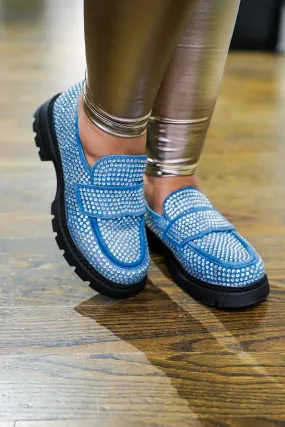Thumper denim bling Loafer