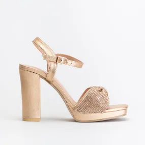 Unreal Women Heeled Platform Diamante Band _ 150757