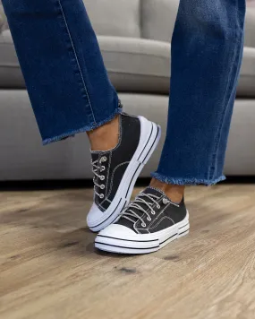 Very G Aman Sparkle Sneakers - Black